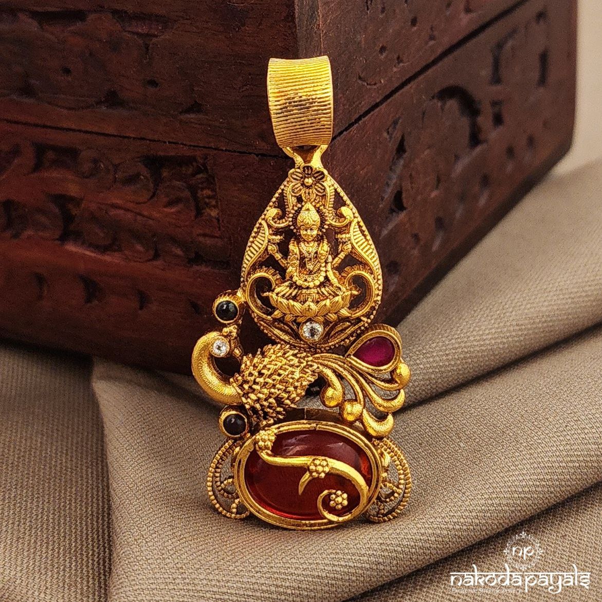 Peacock Ruby Pendant (Gp2162)