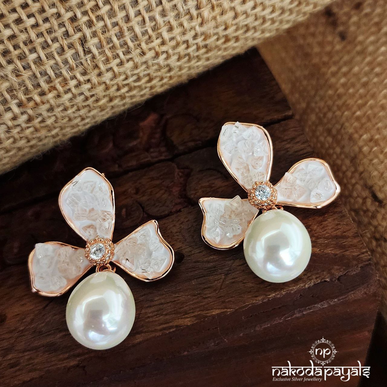 Pink Crystal Earrings (St3052)