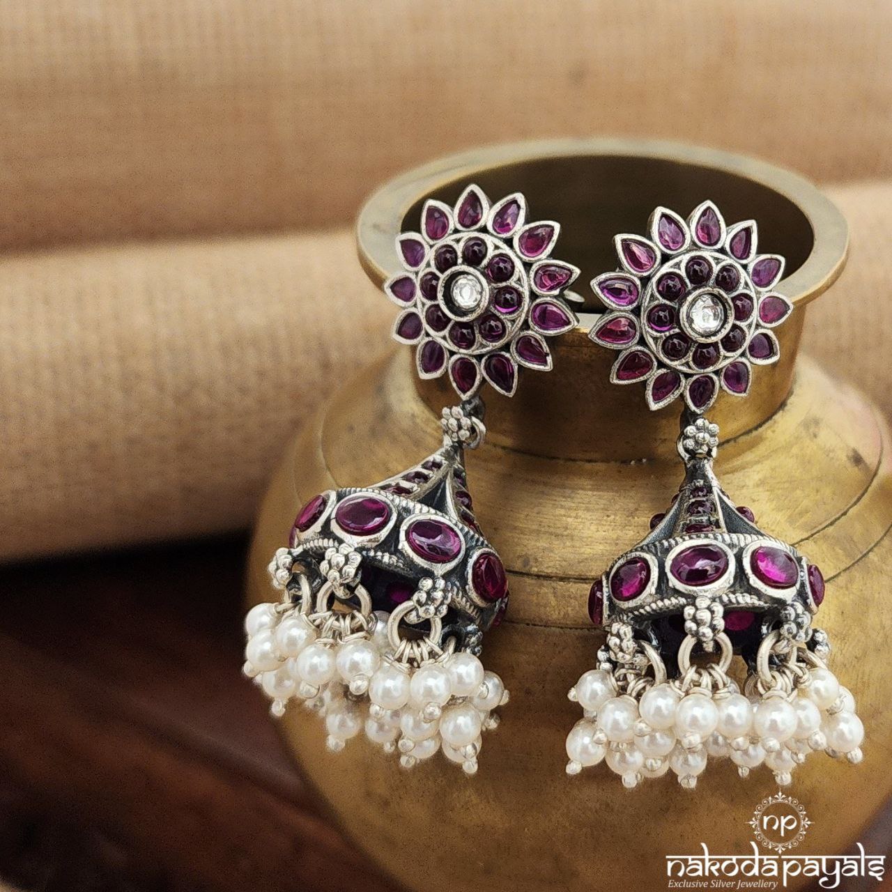 Cone Design Guttupusalu Jhumka(J1276)