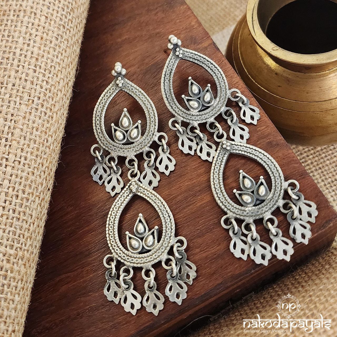 Tribal Floral Earrings (C3033)