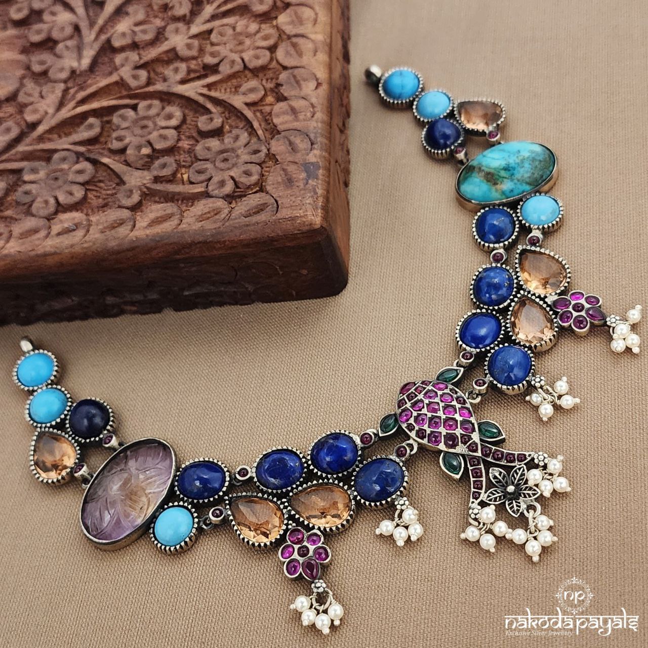 MultiColor Tribal Neckpiece (N11168)