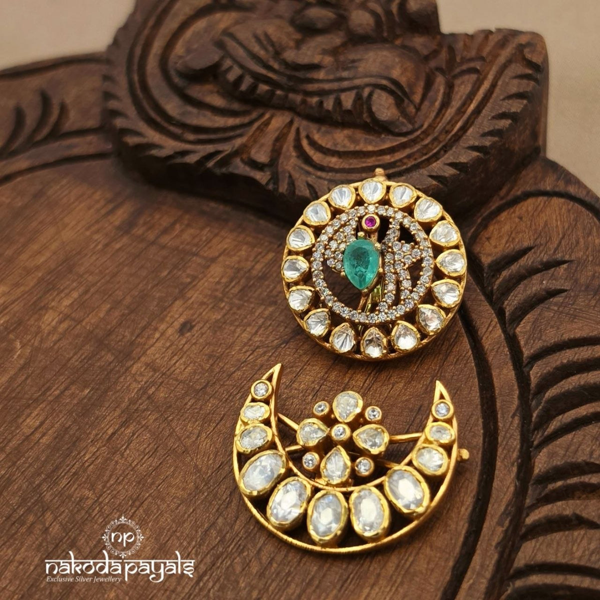 Peacock Polki Surya Chandra (Ha0193)