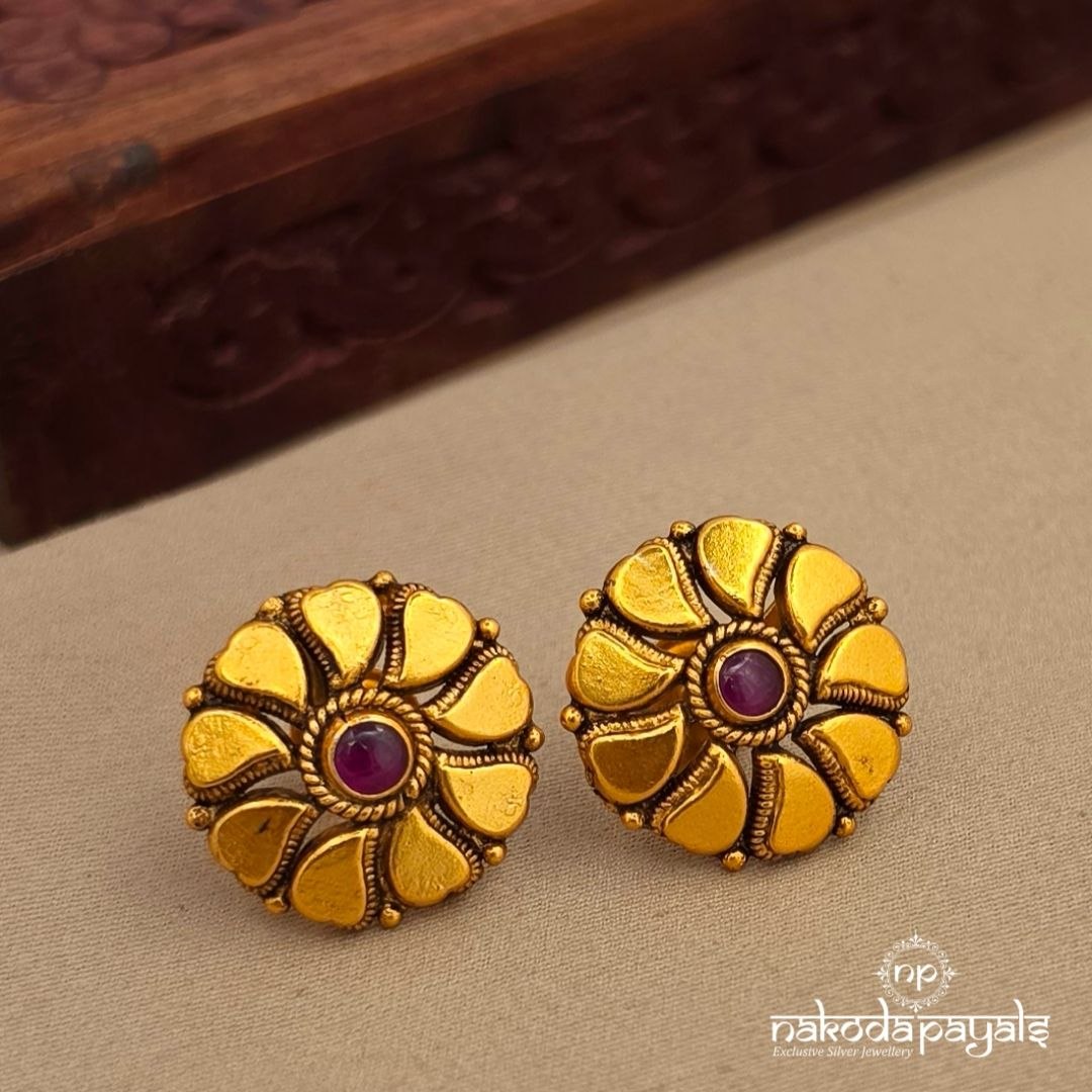 Hearty Pink Studs (Ge10908)