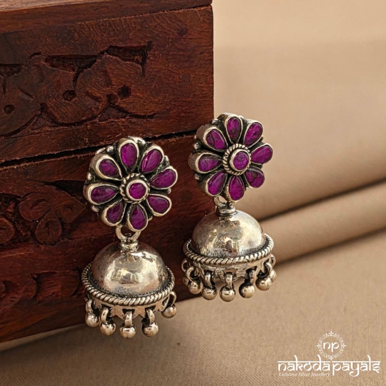 Pinkl Floral Jhumka (J1752)