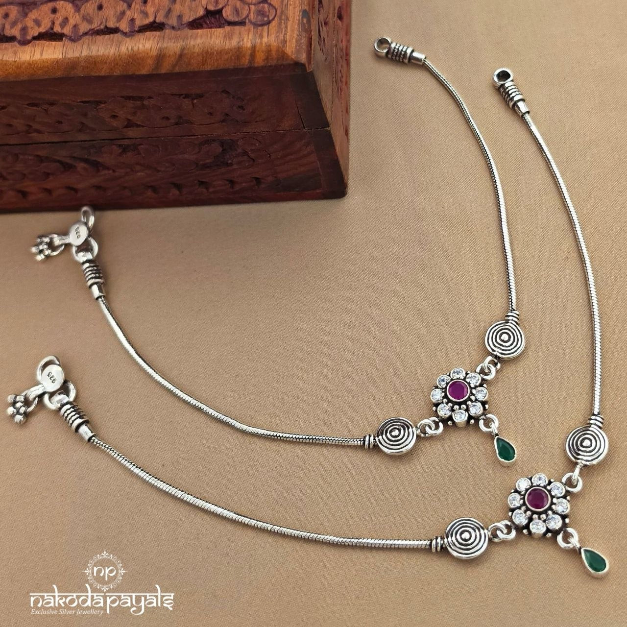 Floral Kemp Anklet (A7087)