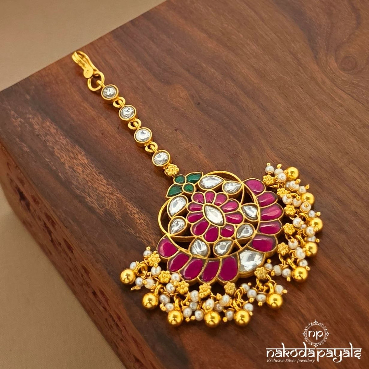 Stunning Kundan Maang Tikka (Gm1296)