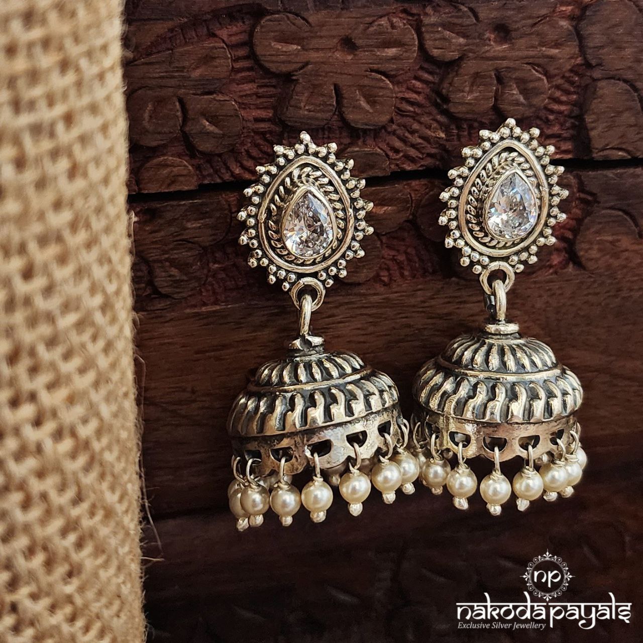 Stunning Oxidised Jhumka (J1387)