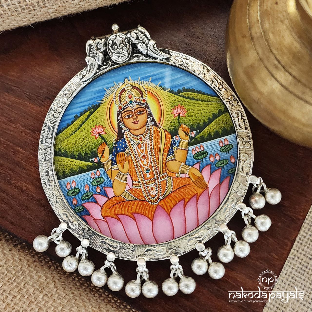 Lakshmi Painted Pendant (P2320)