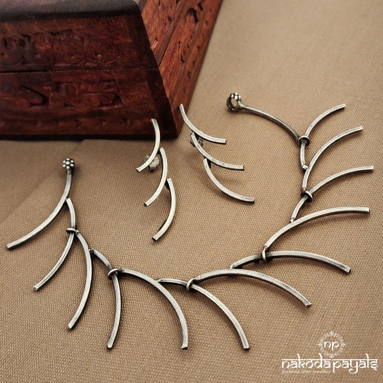 Tribal Neckpiece With Earrings (N11617)