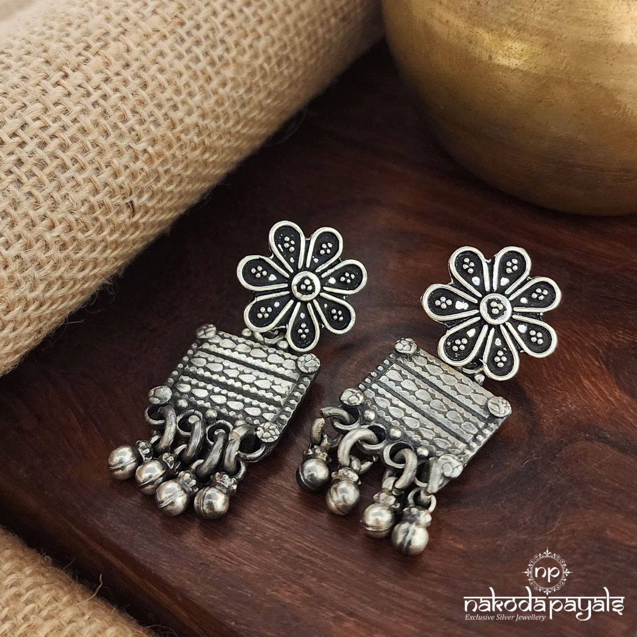 Rectangular Plain Earrings (C3419)