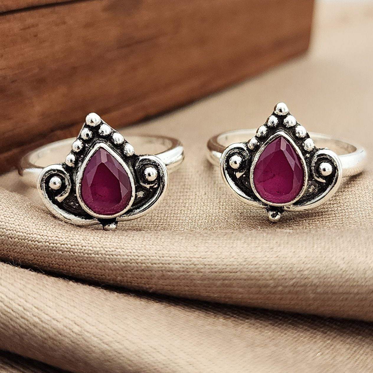 Lotus Pink Toerings (T4691)