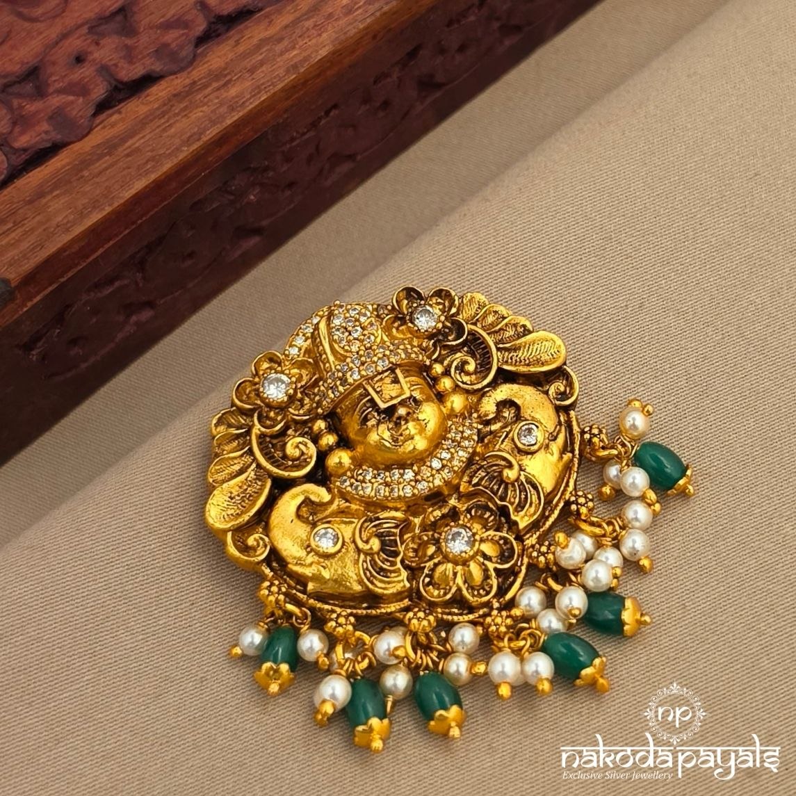 Venkateshwara Pearl Pendant (Gp2380)