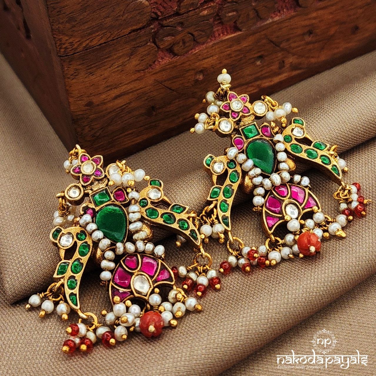 Tribal Kundan Earrings (Ge10380)