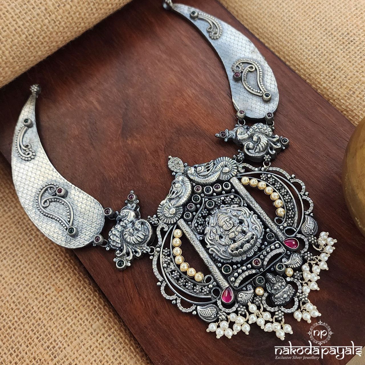 Lakshmi Pearled Drop Hasli (N10734)