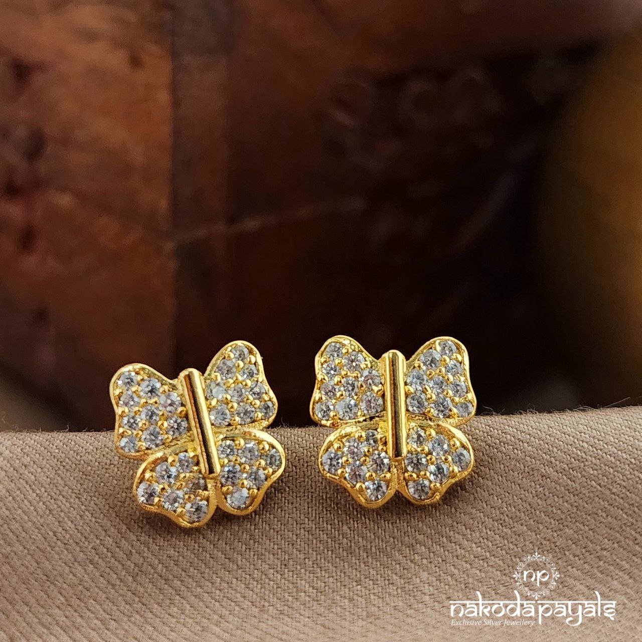 Butterfly CZ Studs (Ge9985)