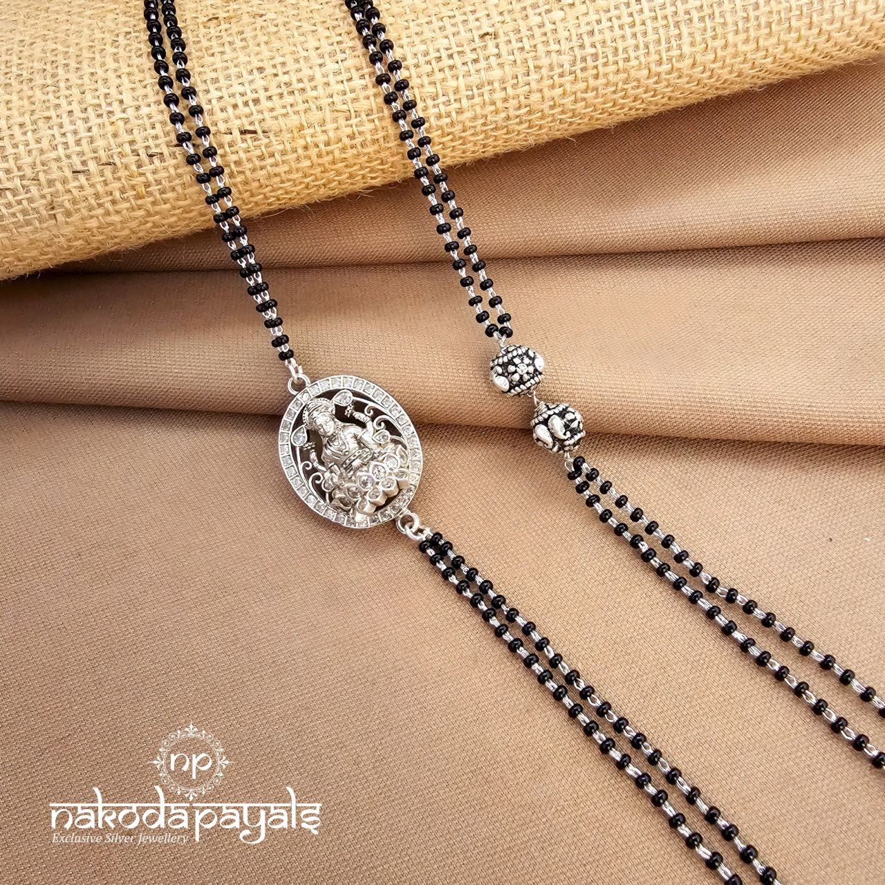 White Lakshmi Mangalsutra (Ms0614)