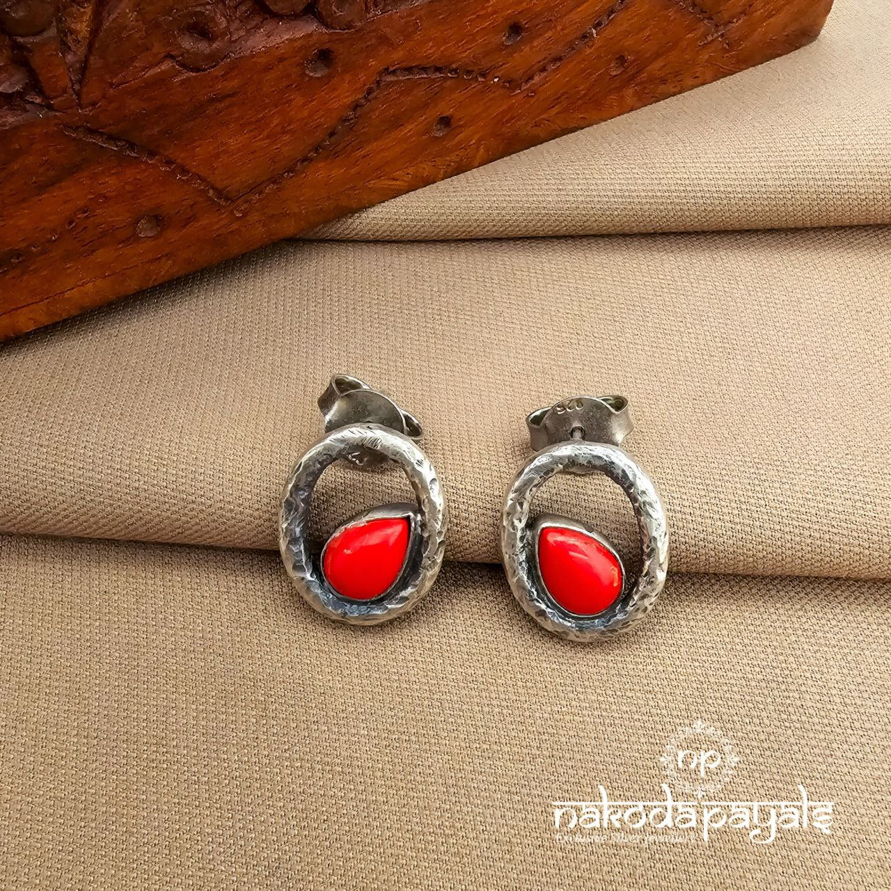 Coral Drop Studs (S9518)