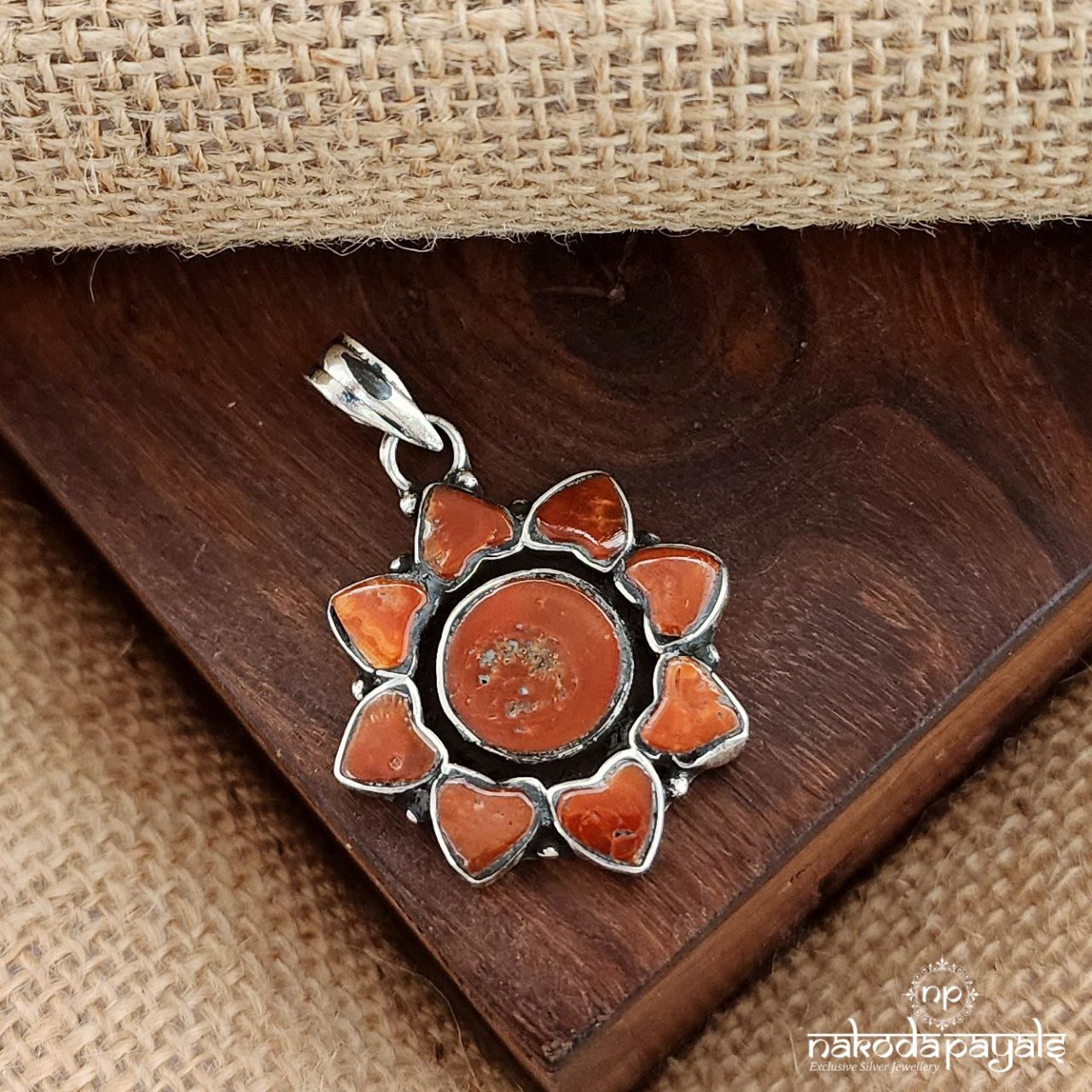 Coral Sweetheart Pendant (P2462)