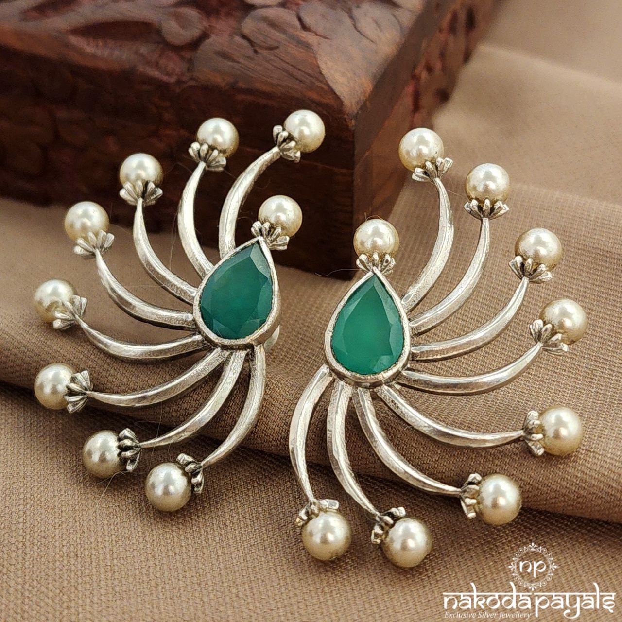 Green Drop Studs (S9495)