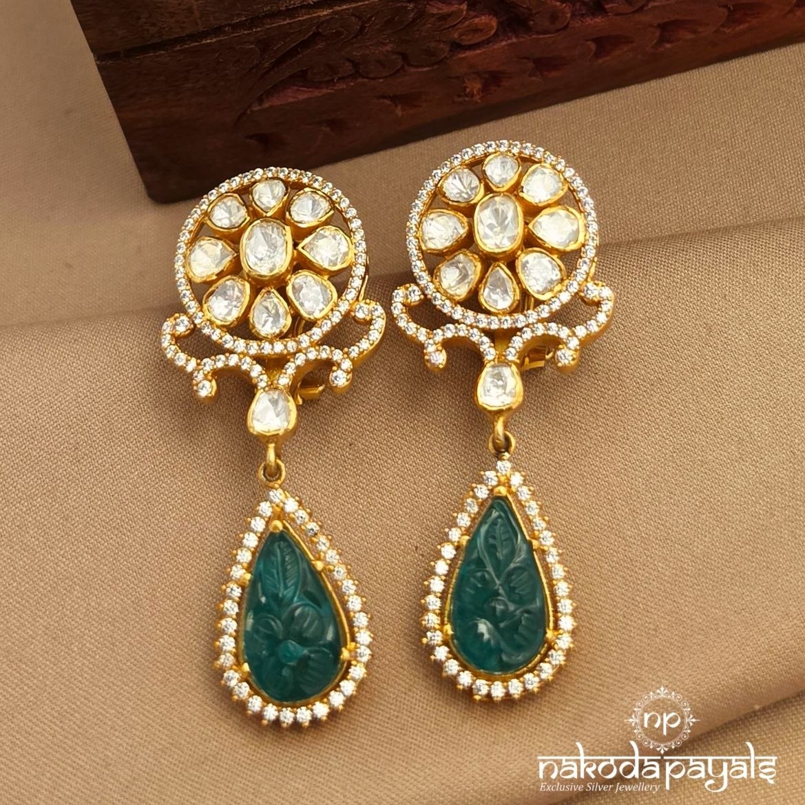 Exclusive Moissanite Chandbali (Ge11419)