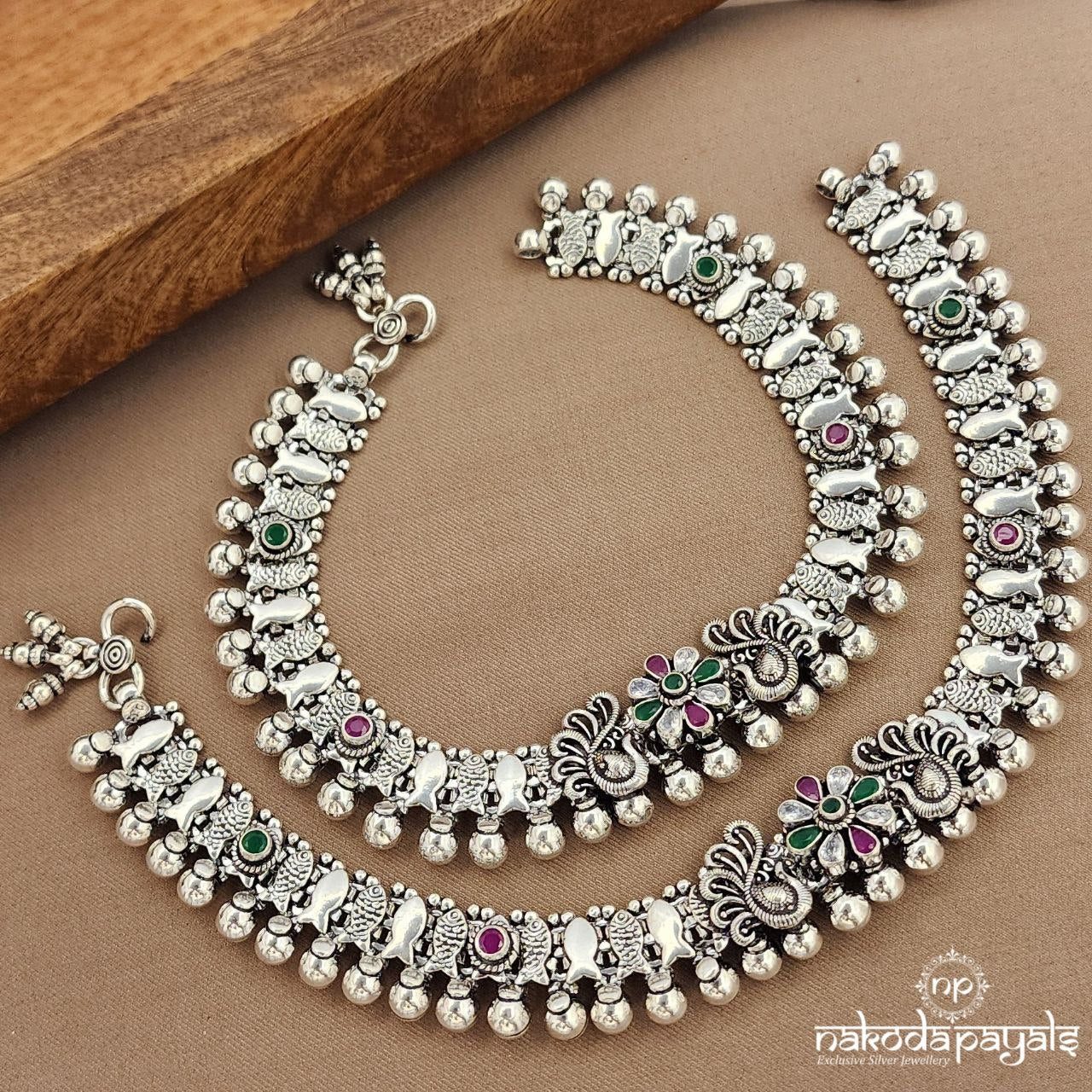 Gorgeous Peocock Anklet (A6621)