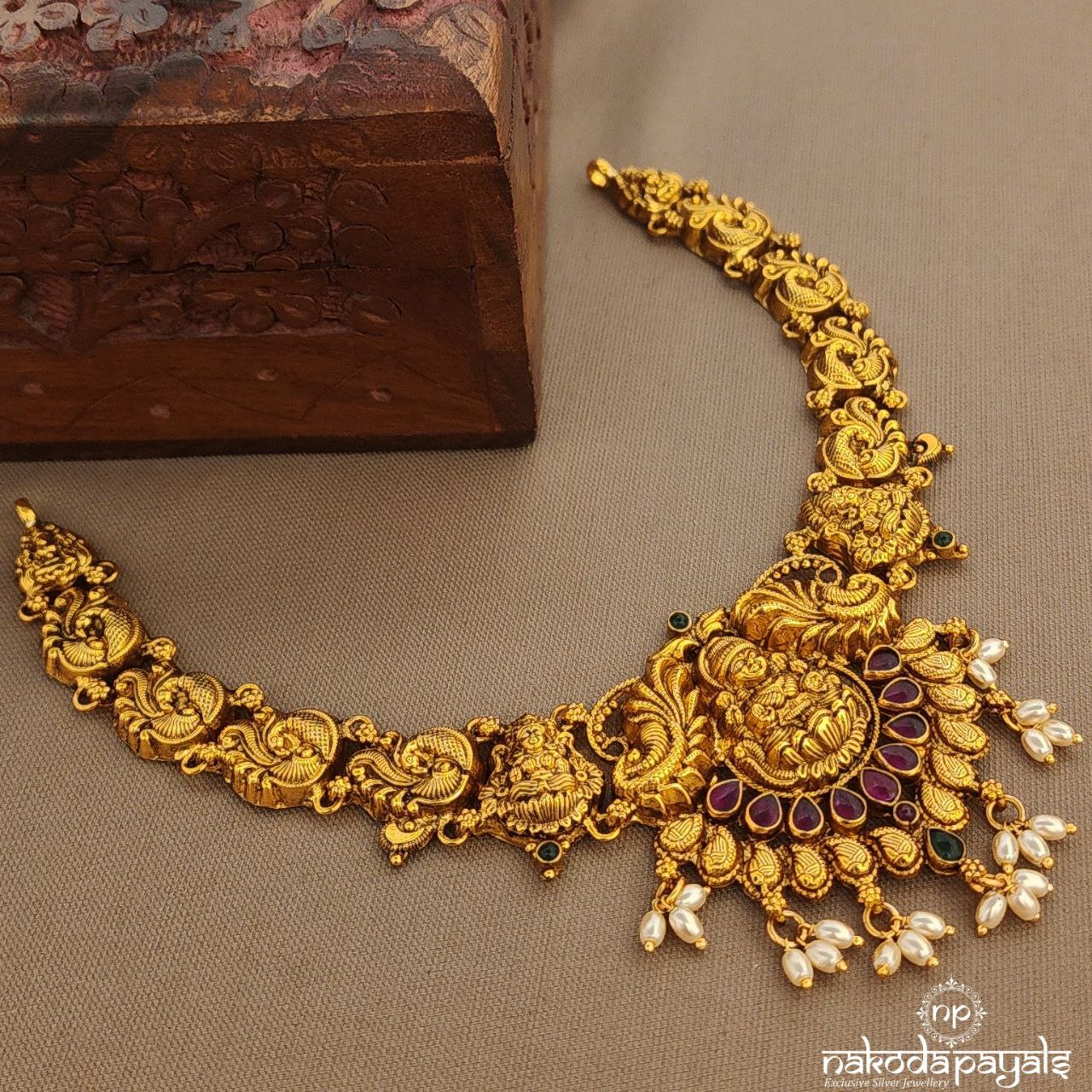 Peacock Lakshmi Neckpiece (Gn9641)