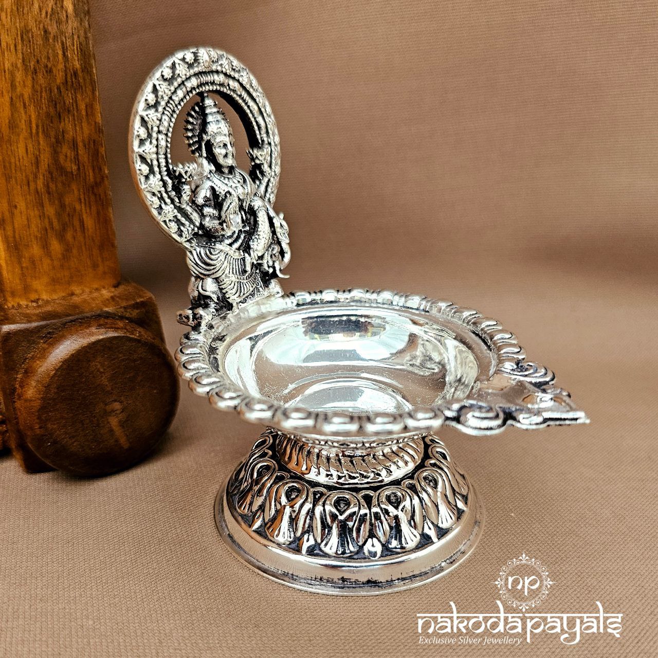 Oxidised Lakshmi Kamakshi Deepam (Aa2383-84)