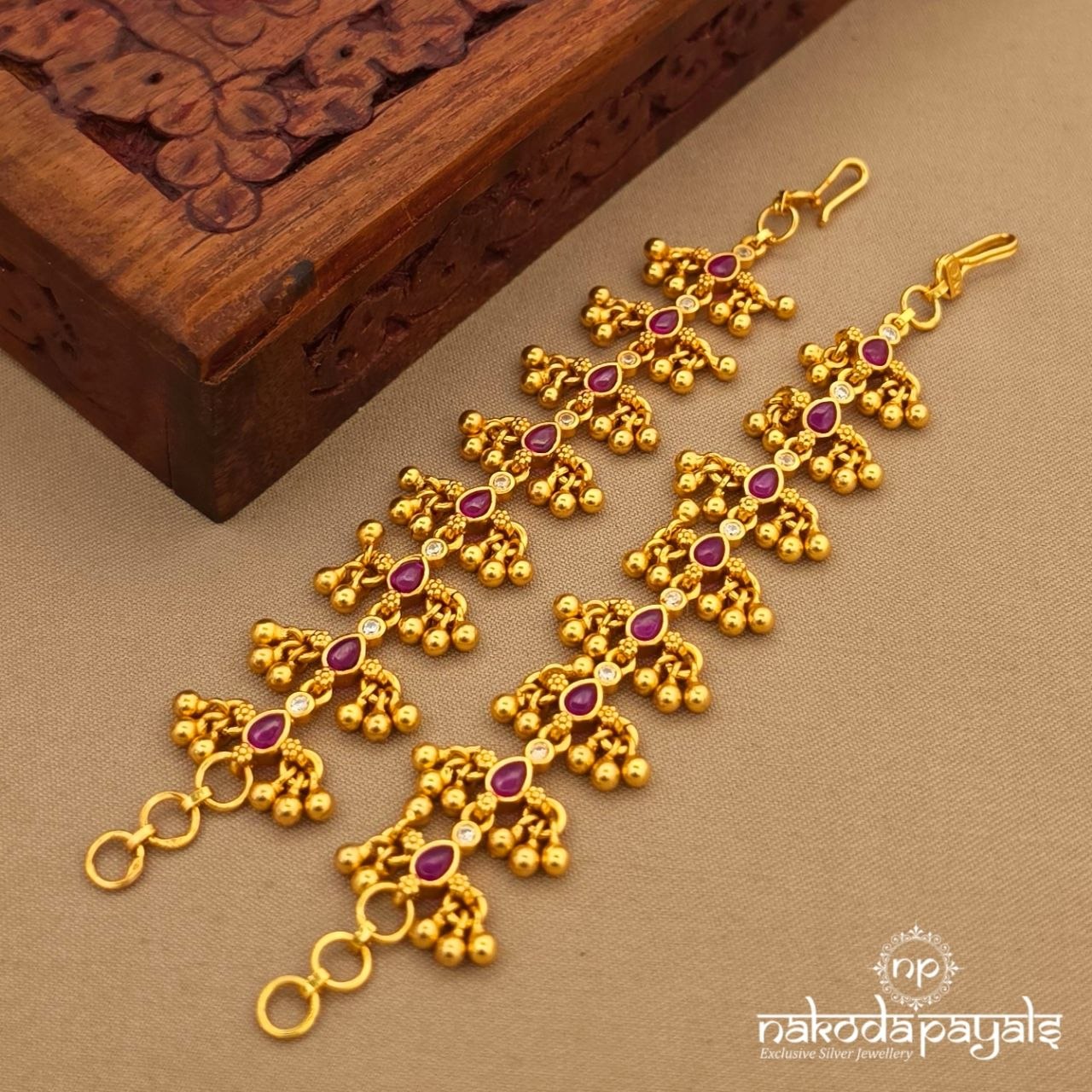 Pink Drop Floral Maati (Gm1252)