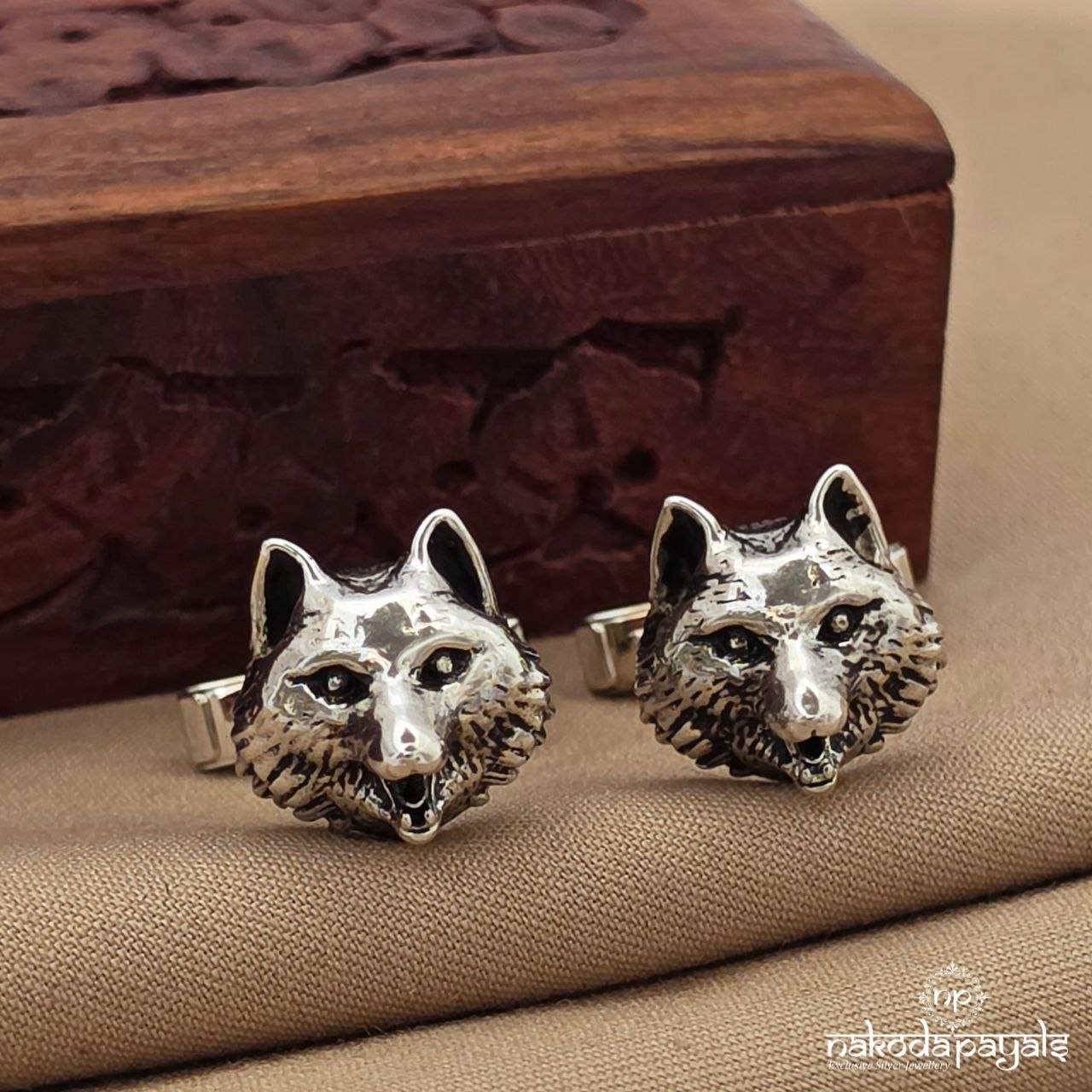 Fox Silver Cufflinks (CF0240)