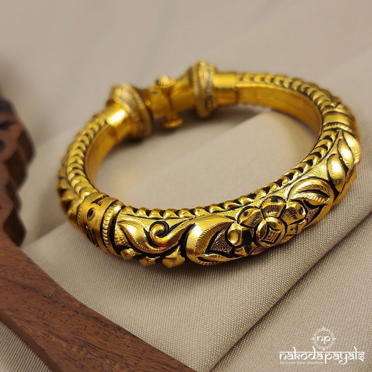 Lion Head Single Kada (Gk2891)