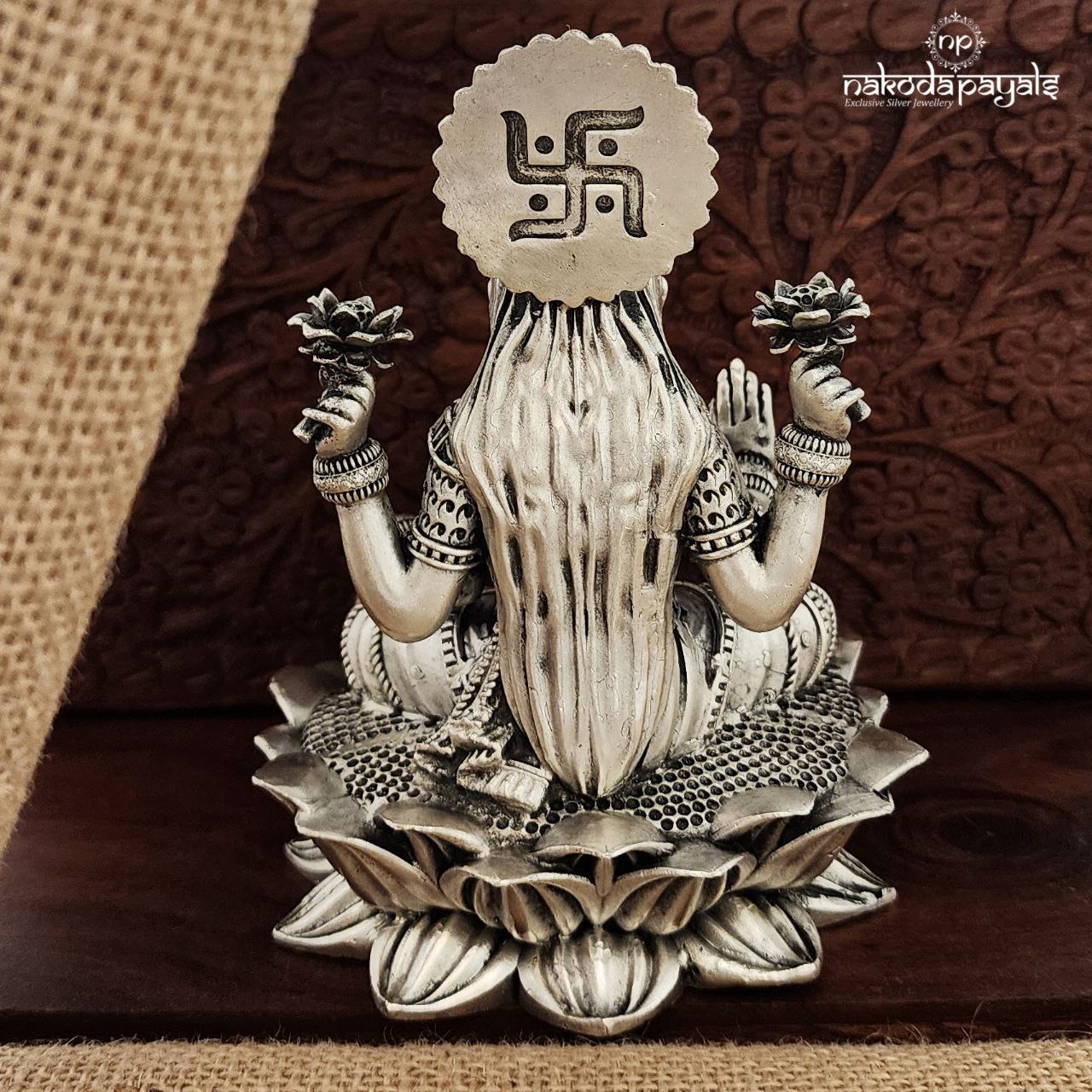 Oxidised Hallow Lakshmi Idol (Aa2276-87)