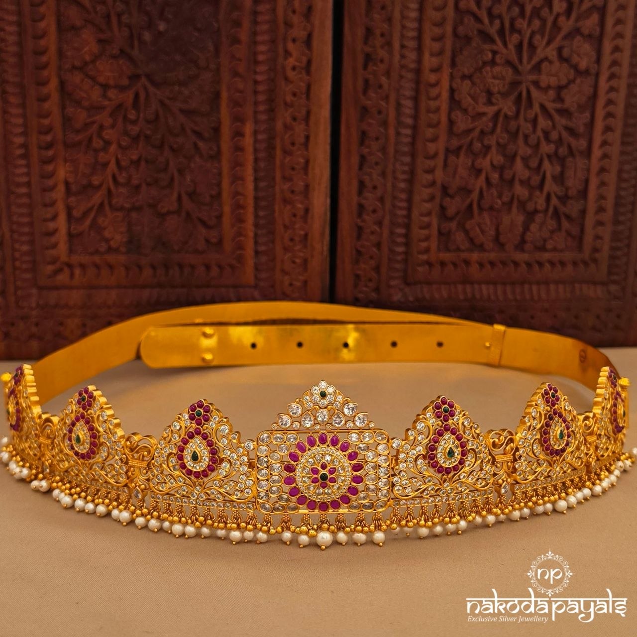 Heritage pearl Drop Waistbelt (D0272)