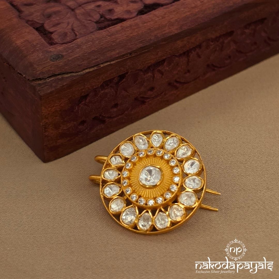 Moissanite Circular Hair Accessories (Ha0108)