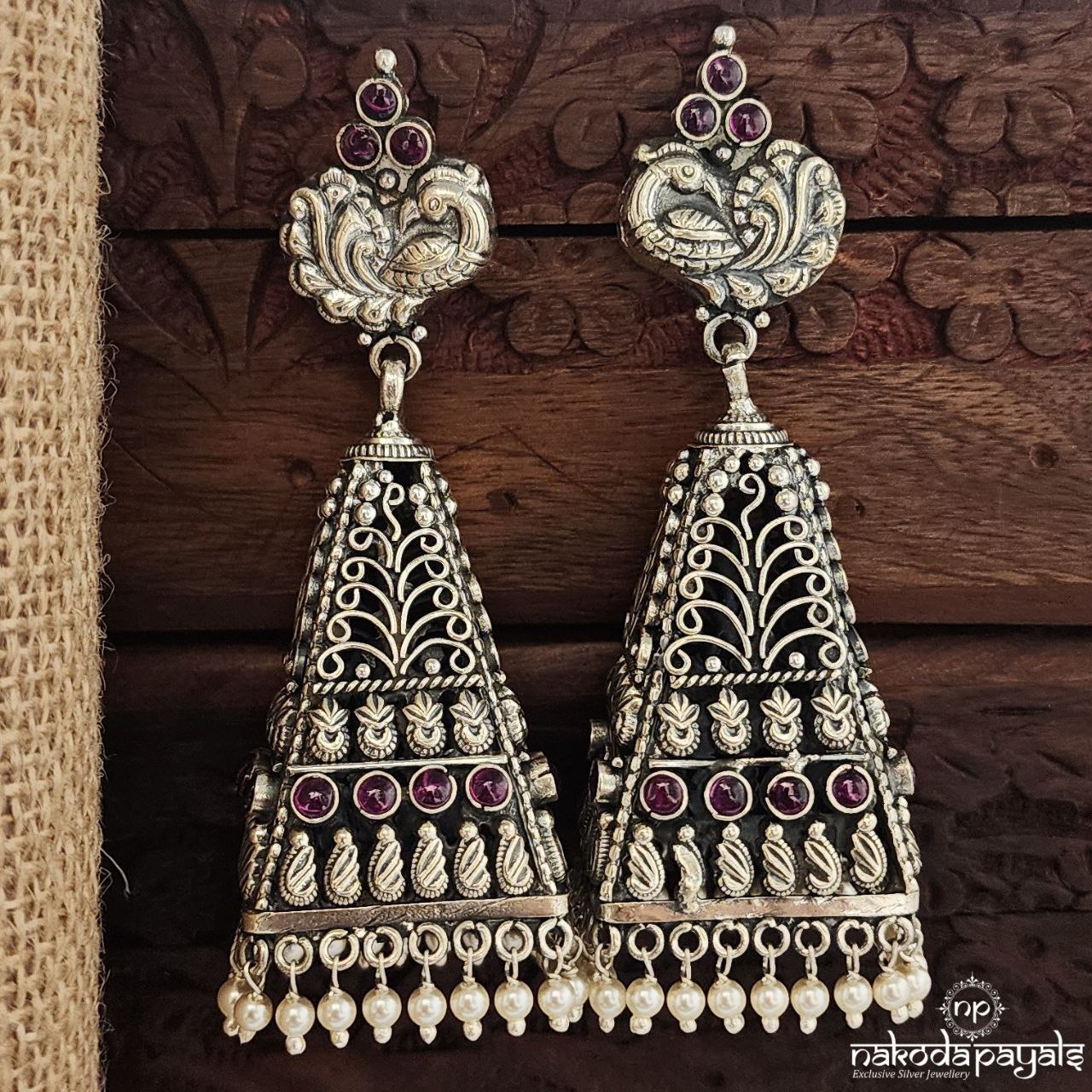 Amazing Peocock Jhumka (J1435)