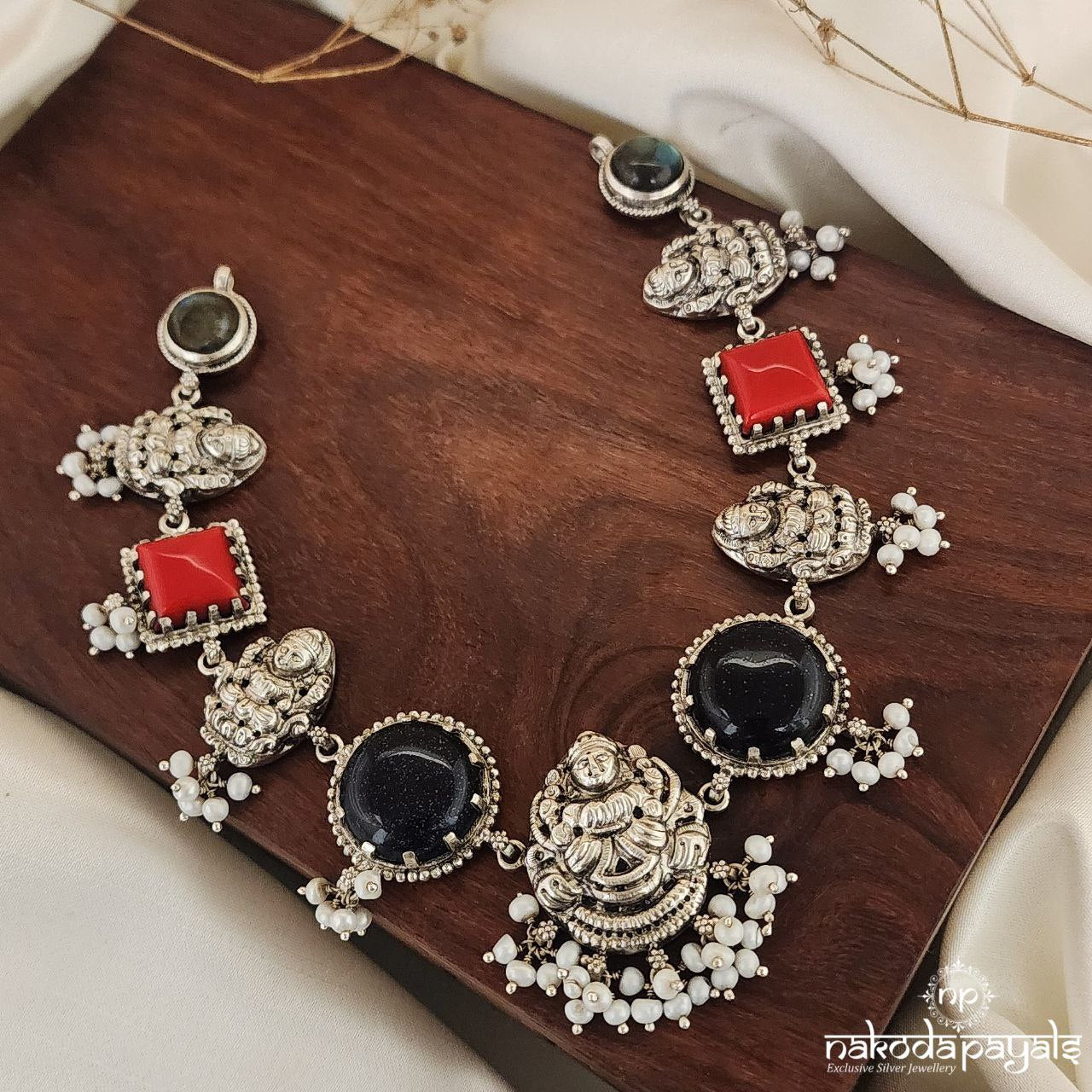 Lakshmi Coral Neckpiece (N10137)
