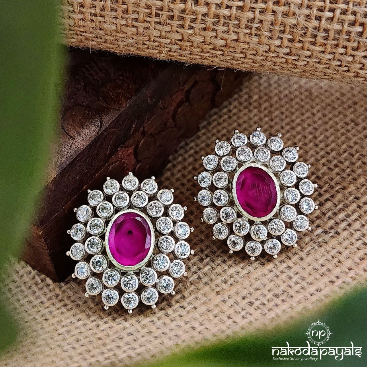 Ruby Studs (C1905)