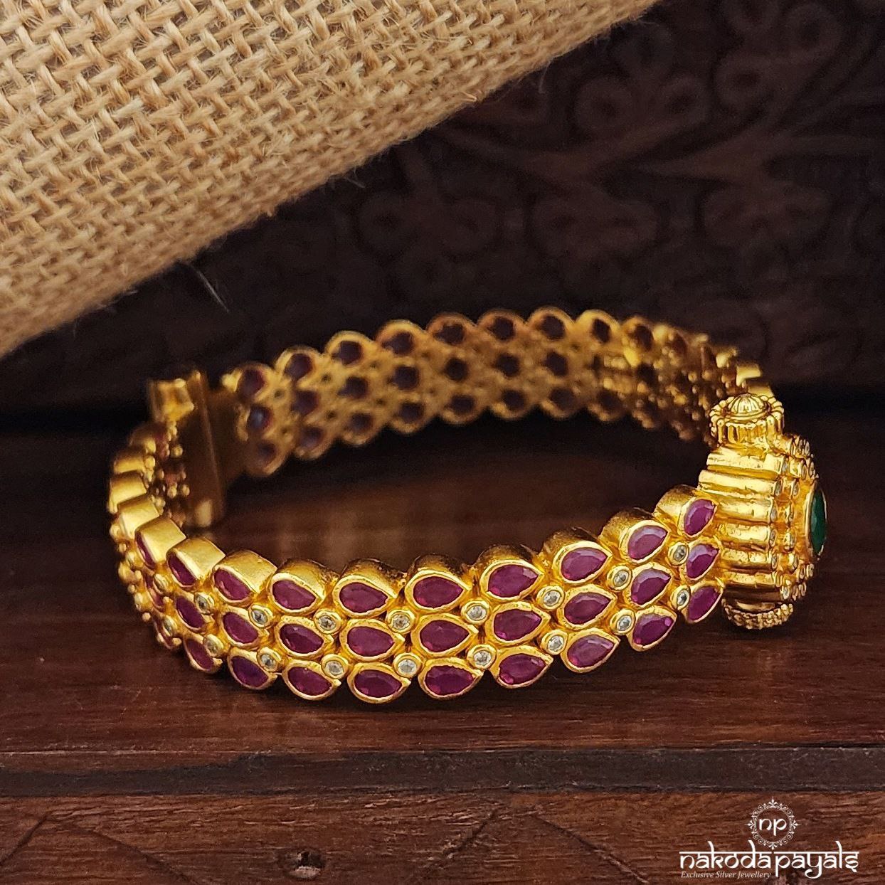 Twinkling Green Openable Kada (Gk3133)