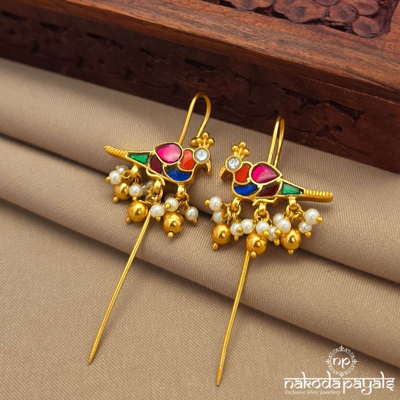Navarathna Birdy Earcuff (Ge10902)