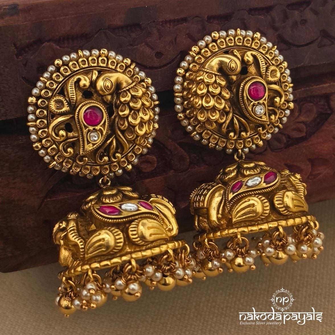 Peacock Exclusive Jhumka (Ge11102)