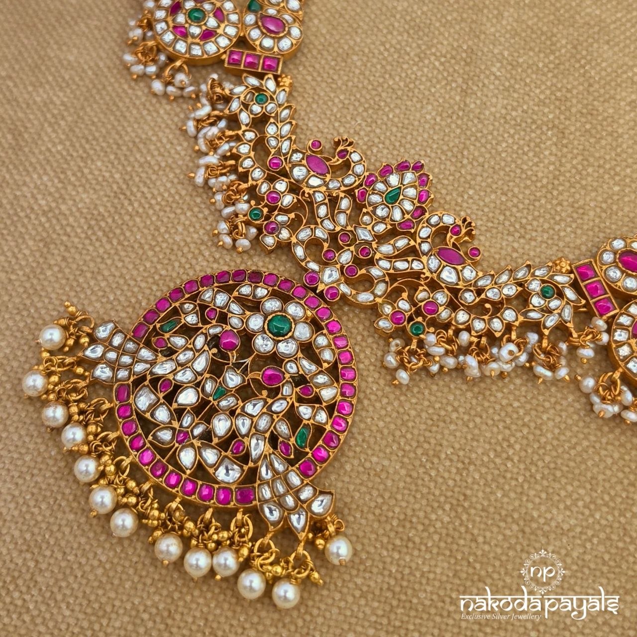 Bridal Kundan Traditional Neckpiece (Gn10526)