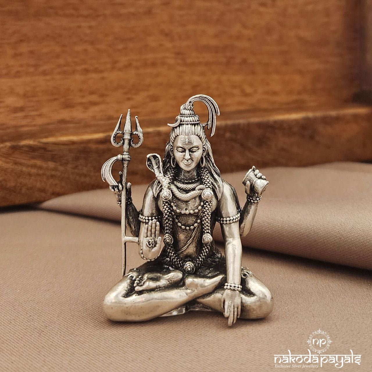 Oxidised Shiva Idol (Aa2014-16)