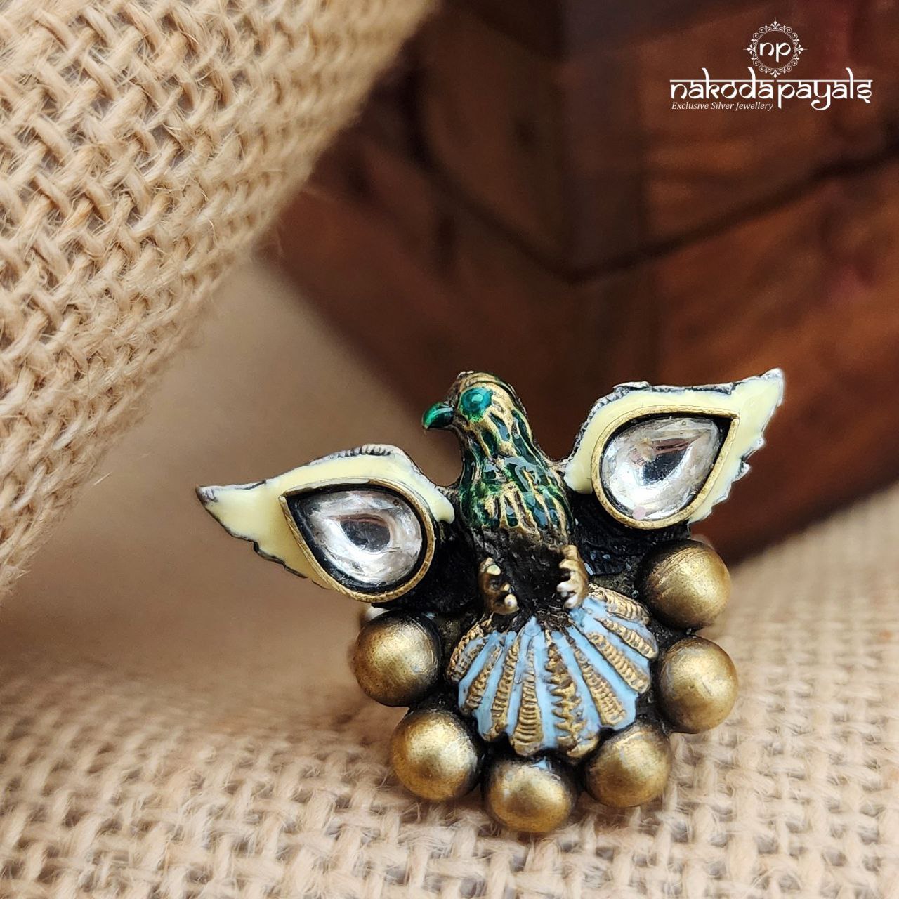 Birdy Dual tone Finger Ring (F2497)