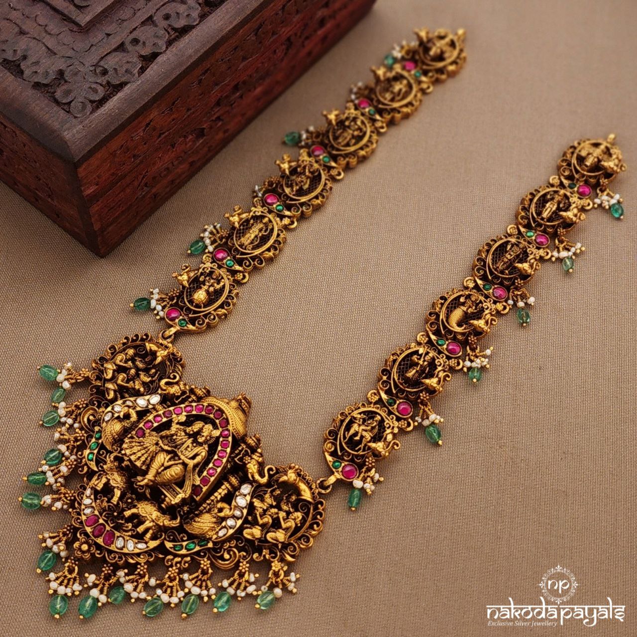 Krishna Kundan Neckpiece (Gn9977)