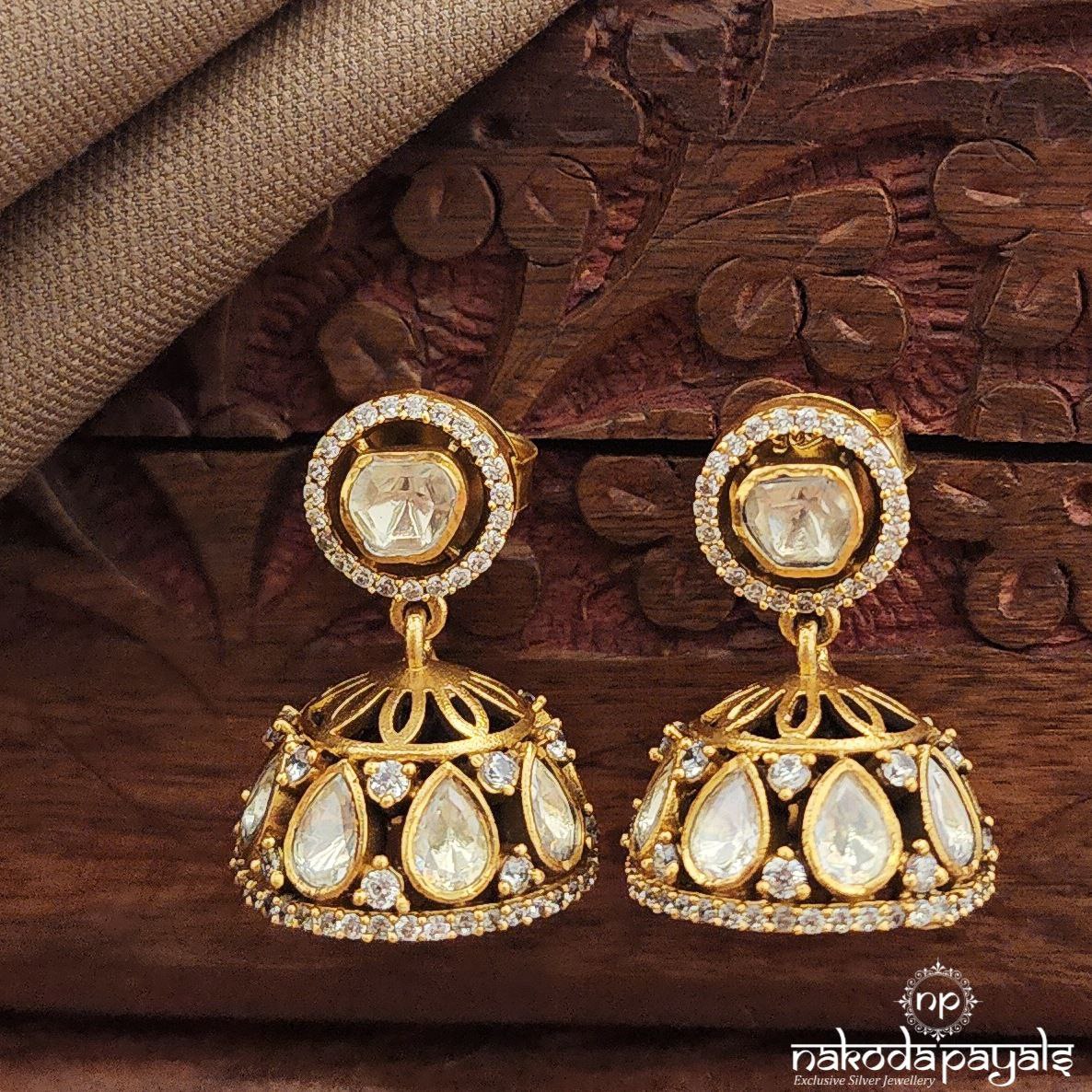 Mini Sparkling Jhumka (Ge10013)