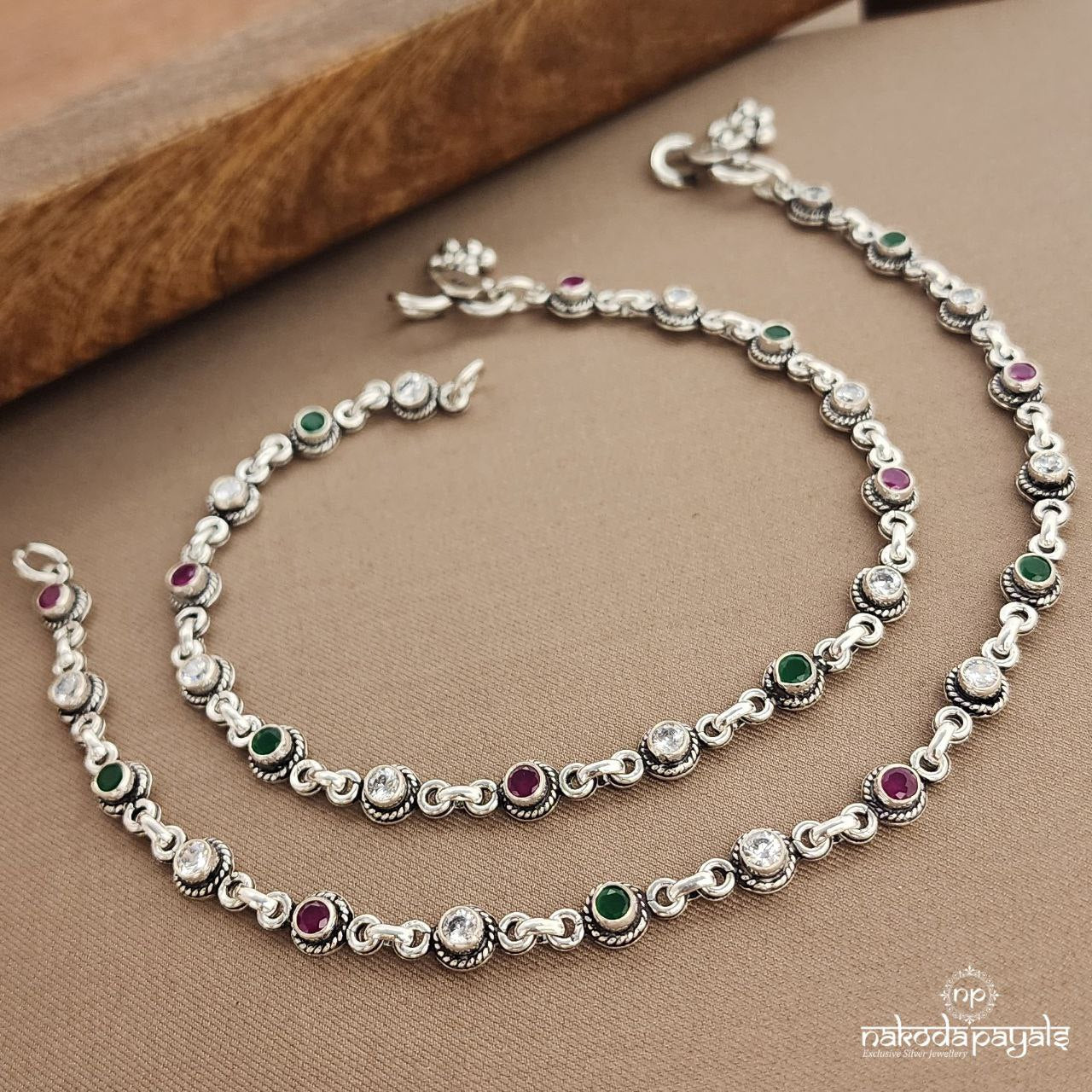 Colorful Circular Anklets (A6588)