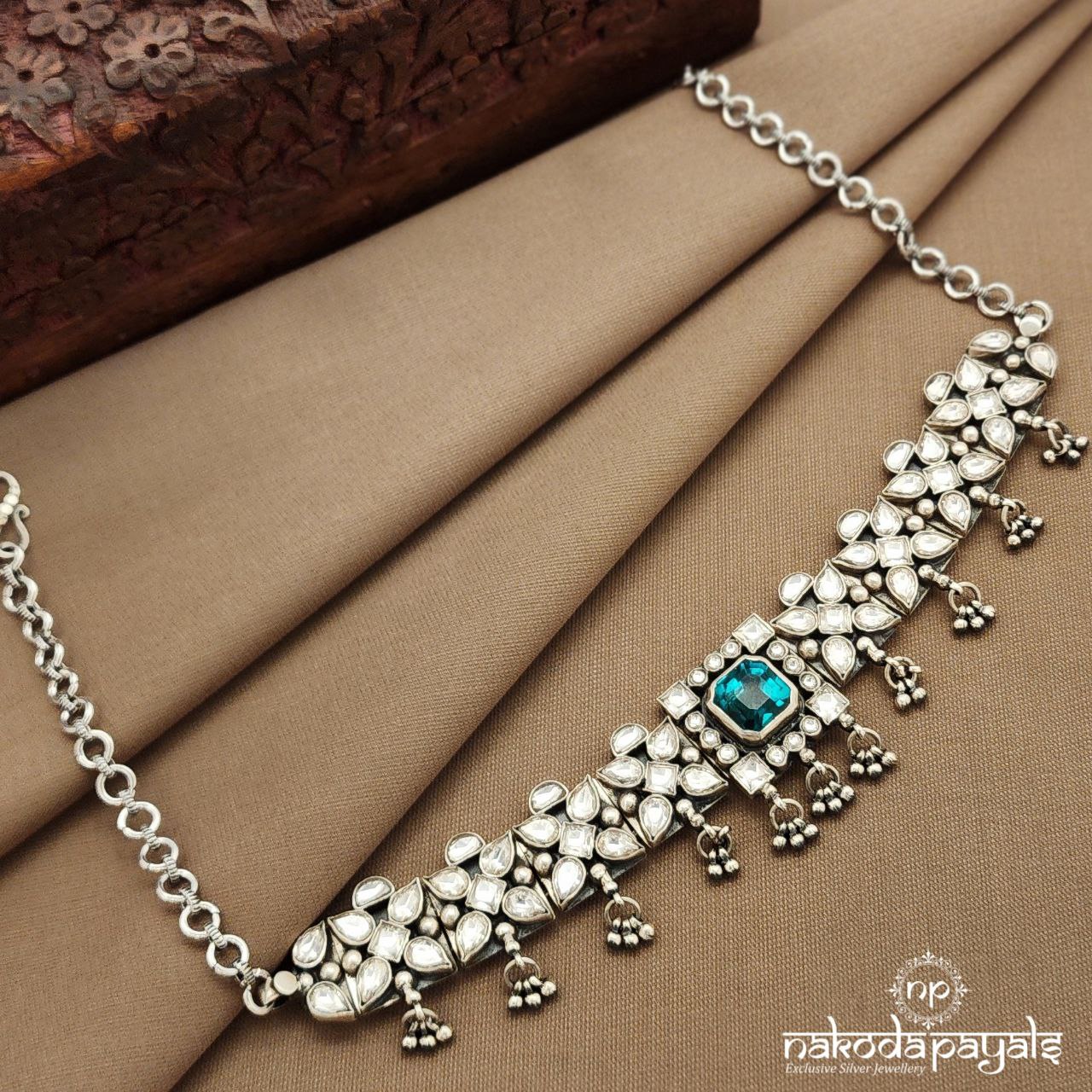 Green Kundan Choker (N11381)