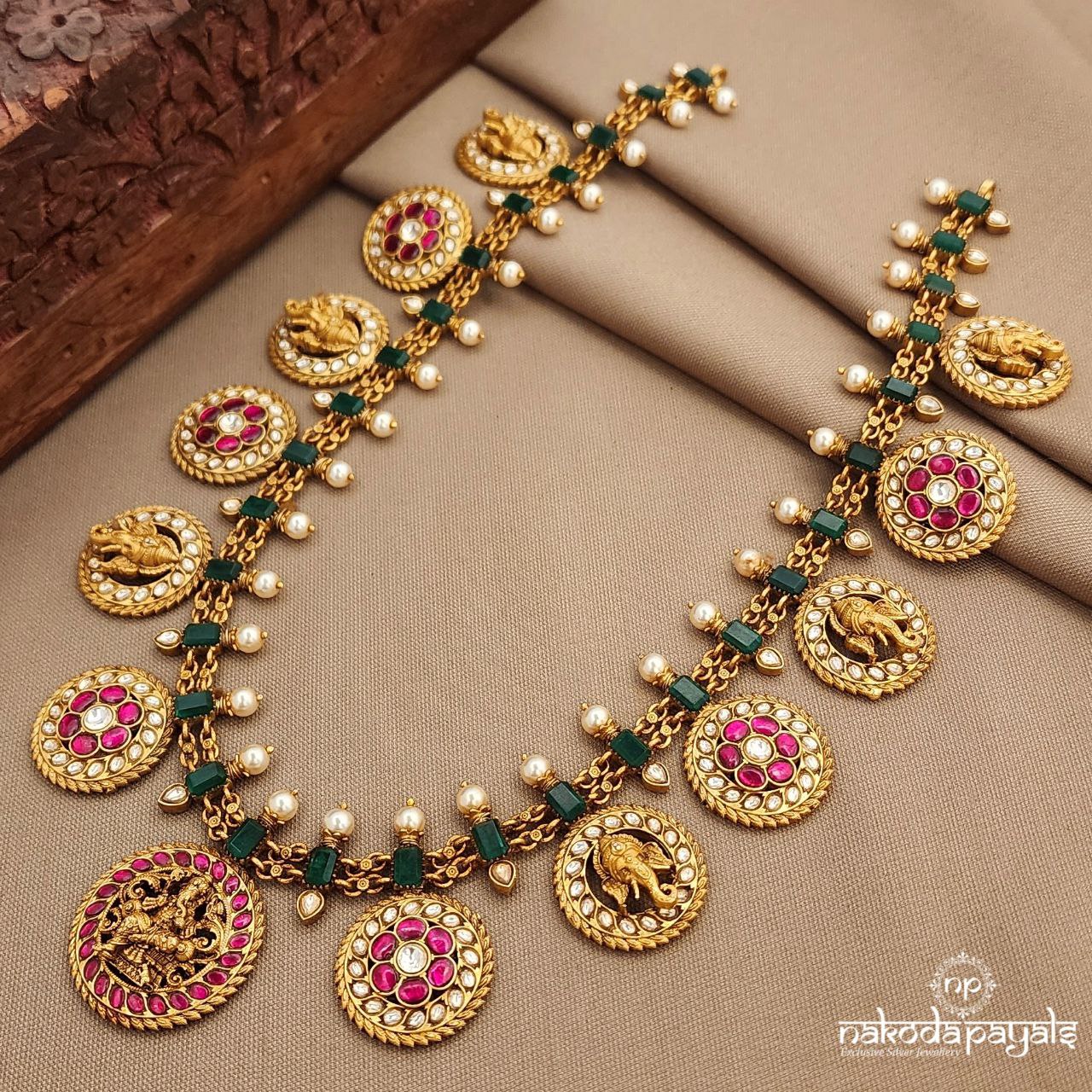 Ganesha Kundan Neckpiece (Gn9912)