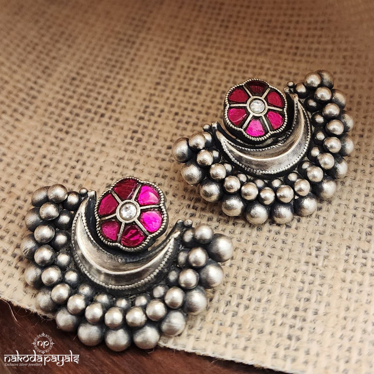 Half Moon Kundan Chandbali (S3555)