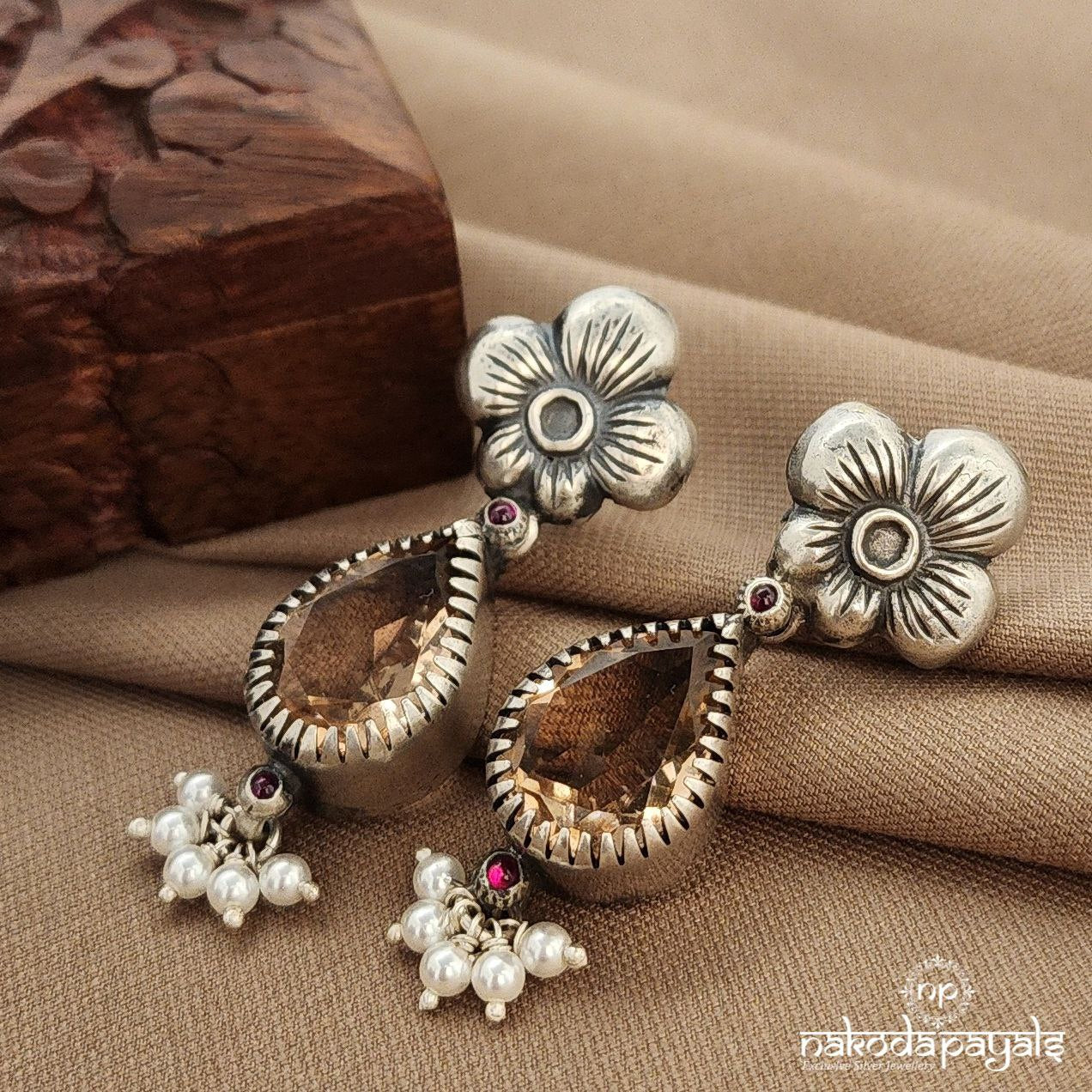 Floral Drop Earrings (C3847)