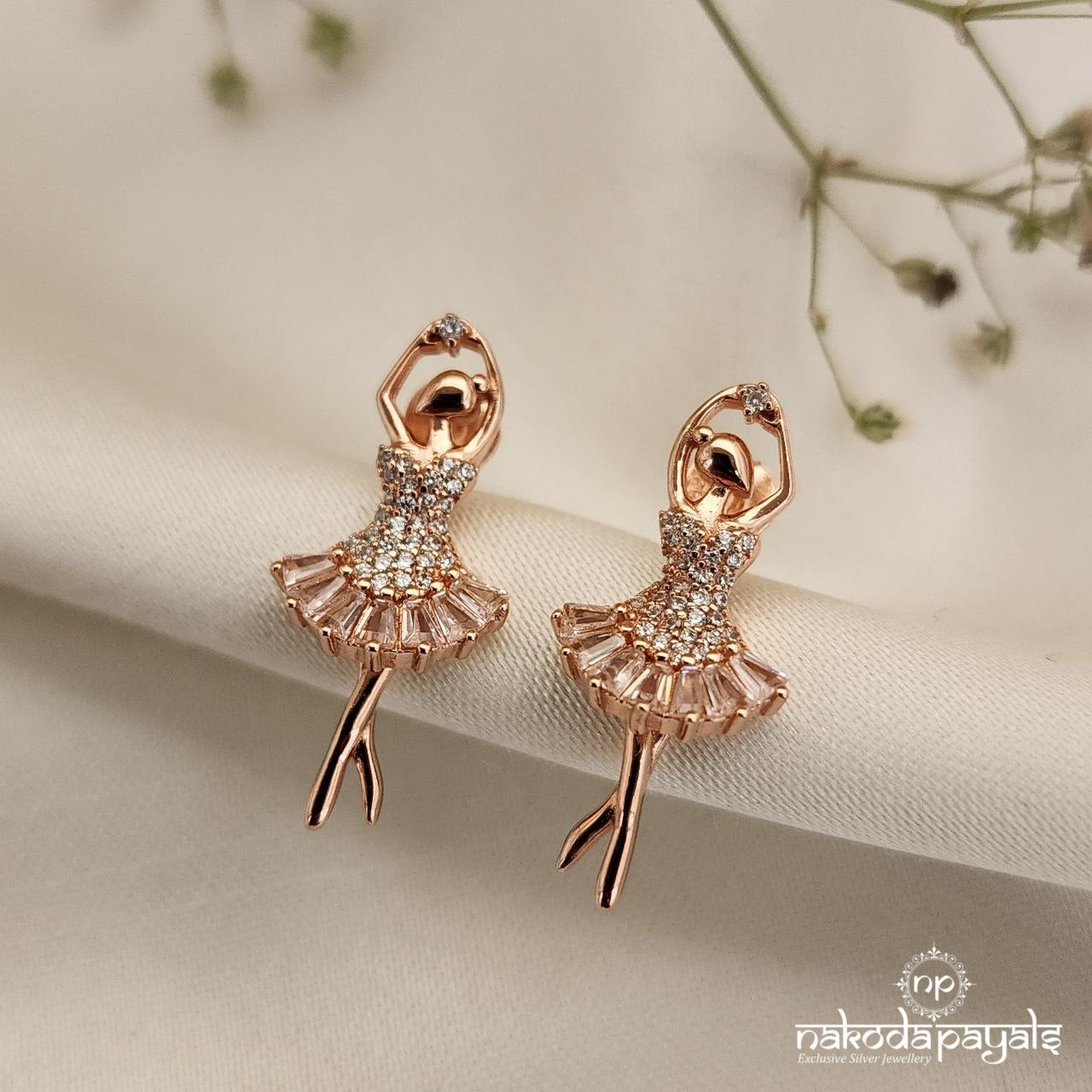 Dancing Girl Earrings (St2890)
